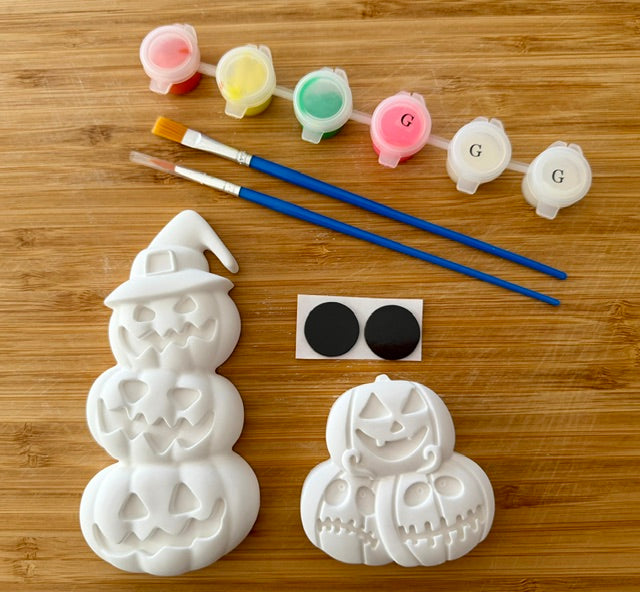 Halloween Paint Kit with Glow In-The Dark Paints