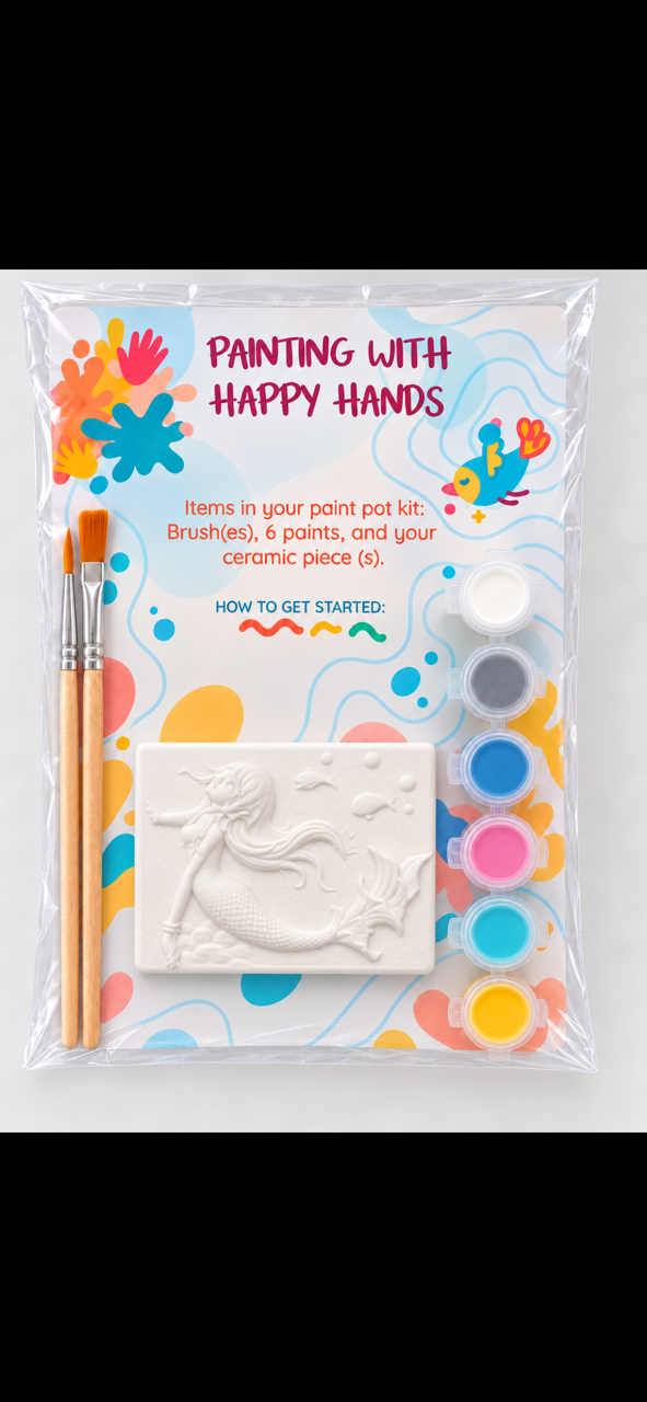 Mermaid Paint Kit – Ocean Art Activit
