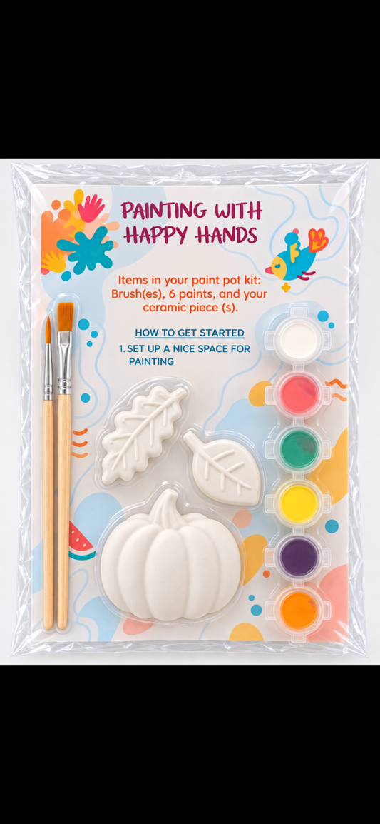 Fall Harvest - Six Paint Pots