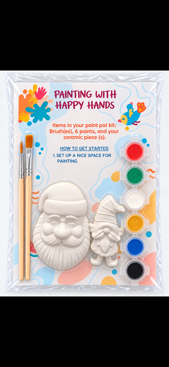 Santa Face + Gnome Paint Kit