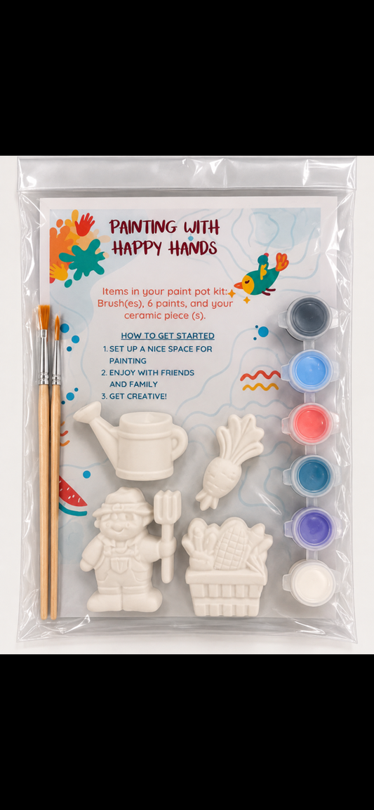 Garden Set - Painted Pieces Only on Wood