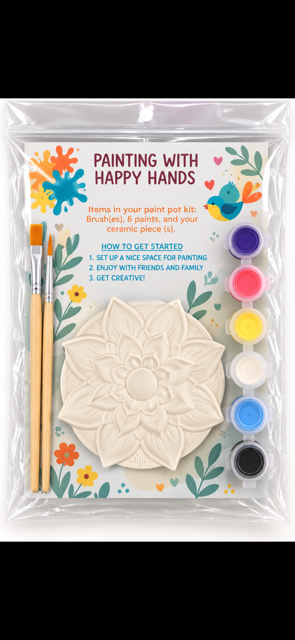 Mandala Flower Disc Kit, 5 Inches Round