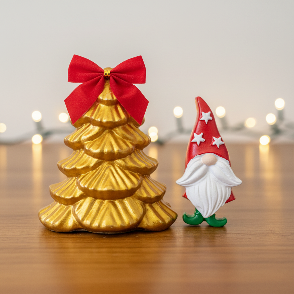 Christmas Jingle Bells & Gnome Painted Kit