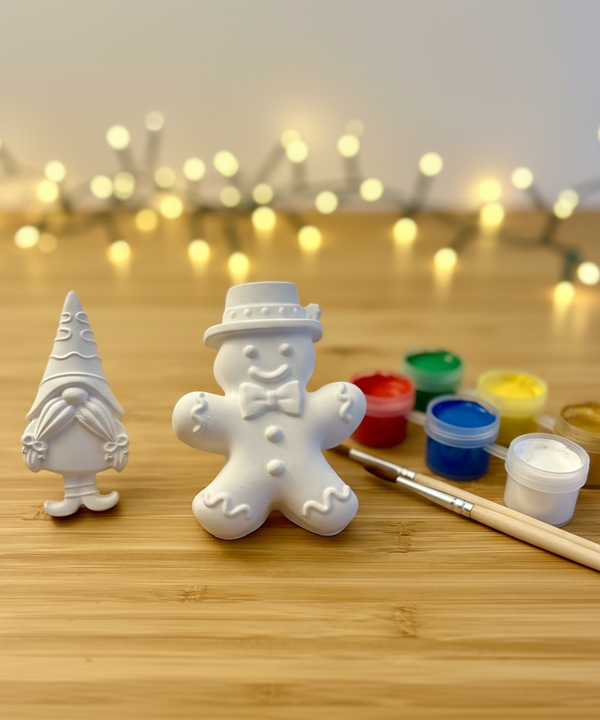 Gift Box & Gnome Kit with paints and brushes