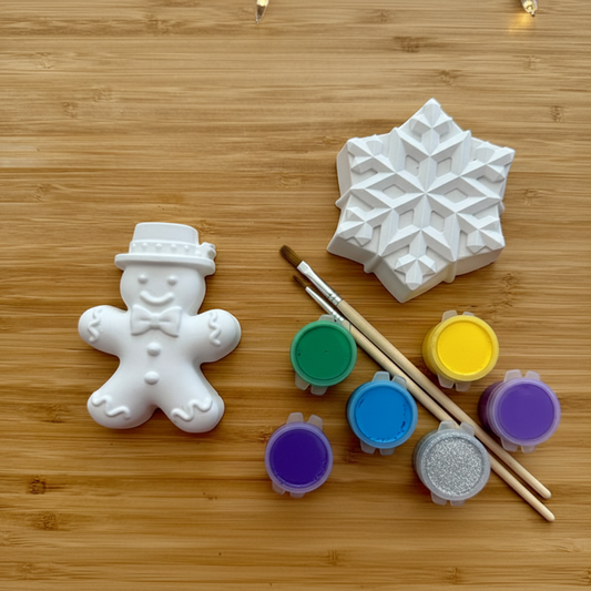 Gingerbread Man & Snowflake