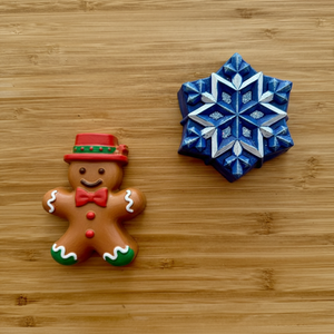 Gingerbread Man & Snowflake