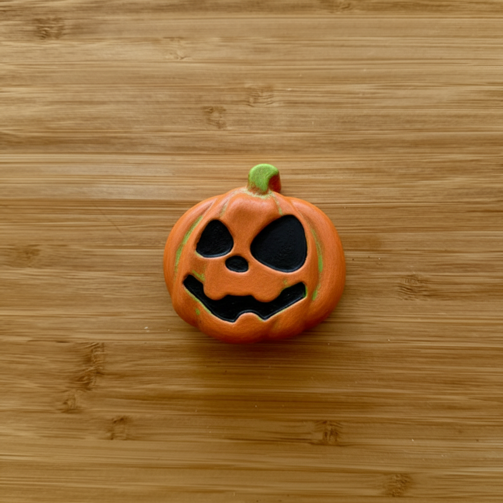 Scary Pumpkin Painted